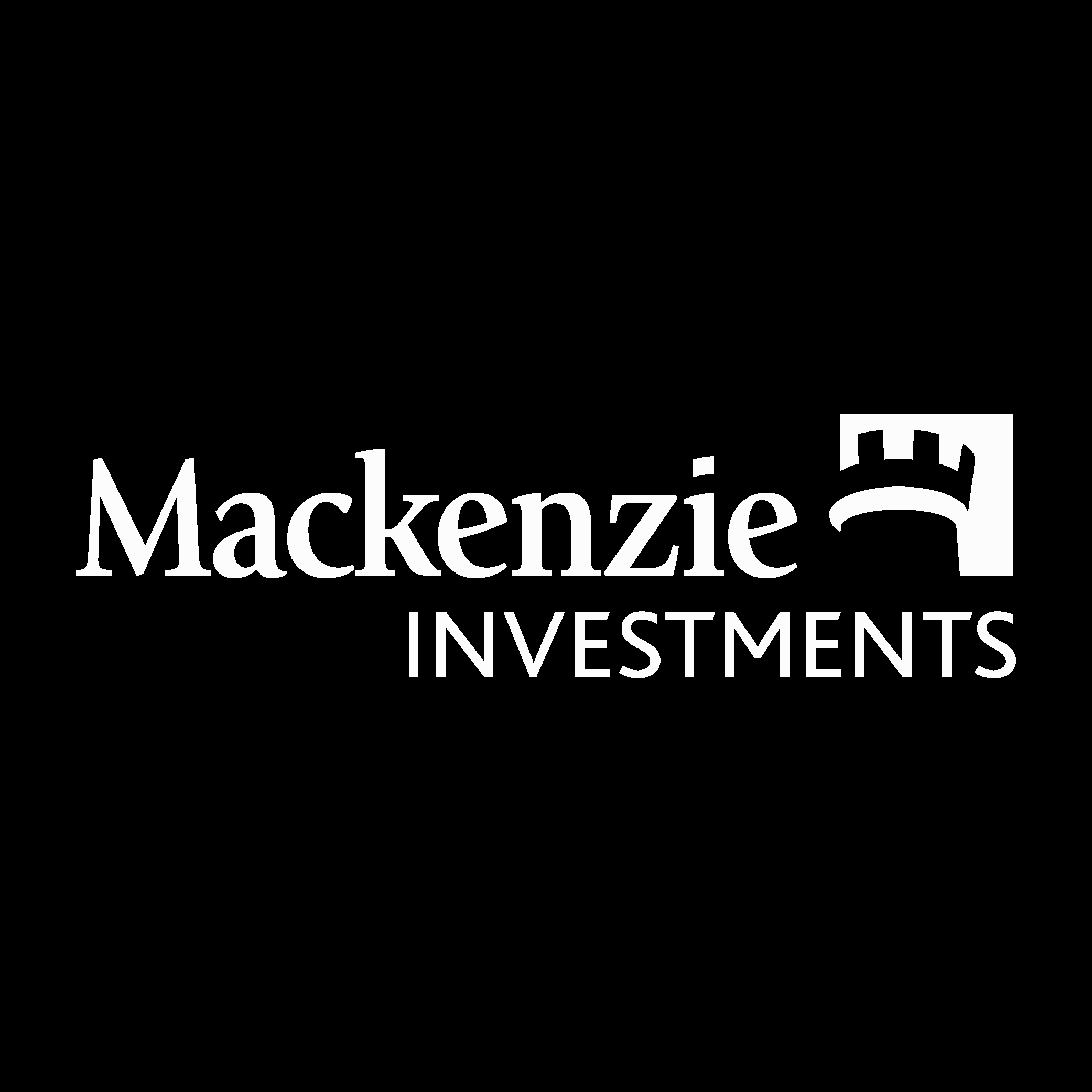 Mackenzie Investments White Logo Vector Logo